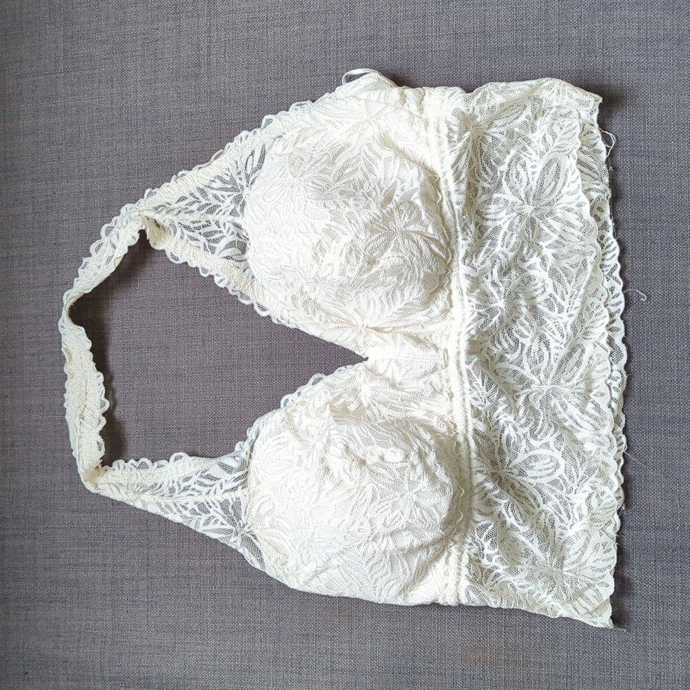 Aerie lace white XL Bralette